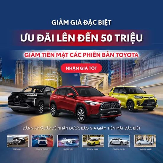 Khuyến Mãi Toyota Tân Phú - Nhận báo giá Toyota Tân Phú