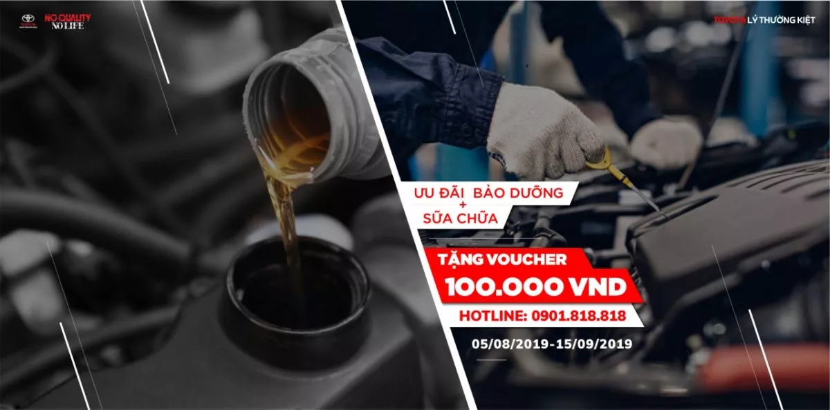 You Are Currently Viewing Bảo Dưỡng Xe Toyota – Tháng Vàng Dịch Vụ – Ngàn Lời Tri Ân: Tặng Voucher Sửa Chữa, Bảo Dưỡng Trị Giá 100.000Đ Cho Hoá Đơn Từ 1.000.000Đ