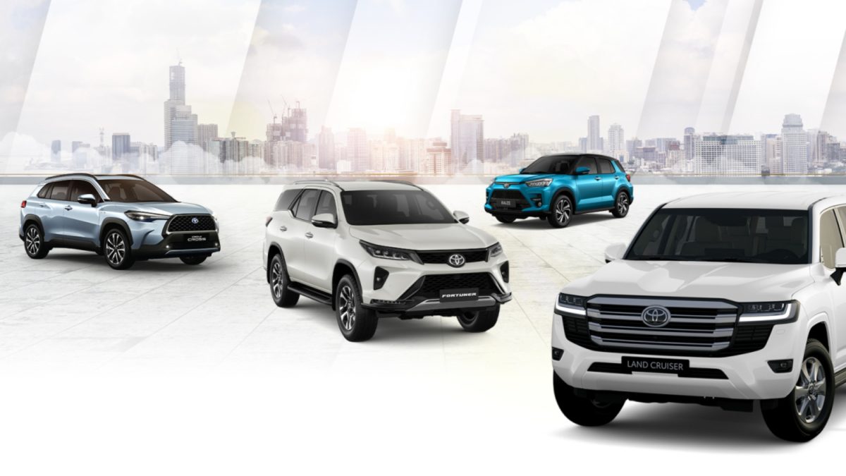các dòng xe toyota
