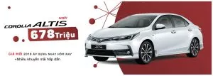 Read More About The Article Giá Xe Altis 2018 Giá Hấp Dẫn So Với Giá Xe Altis 2017