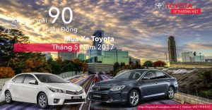 Read more about the article Giá xe Toyota tháng 5 cùng cơn bão khuyến mãi lên đến 90 Triệu