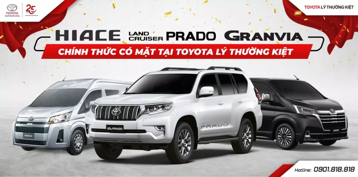 You Are Currently Viewing Hiace, Granvia Và Land Cruiser Prado Thế Hệ Hoàn Toàn Mới 2020 Chính Thức Có Mặt Tại Toyota Lý Thường Kiệt.