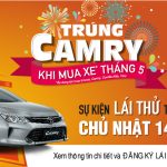 Khuyến Mãi Toyota: Trúng Toyota Camry 2.5 G Khi Mua Xe Toyota