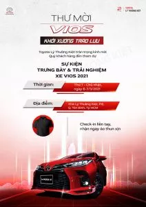 Read More About The Article Thư Mời Tham Dự Sự Kiện Trưng Bày Và Trải Nghiệm Toyota Vios 2021