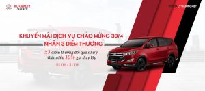 Read more about the article Toyota Lý Thường Kiệt tưng bừng Khuyến mãi Dịch vụ Toyota 30/04