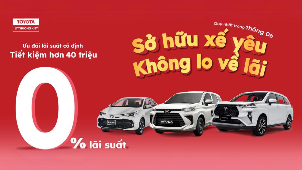 Lãi suất mua ô tô trả góp 0%