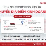 Thông Báo Di Dời Hoạt Động Showroom Toyota Tân Sơn Nhất
