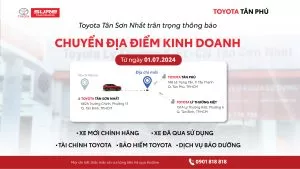 Read More About The Article Thông Báo Di Dời Hoạt Động Showroom Toyota Tân Sơn Nhất