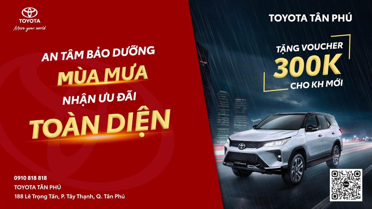 An tâm bảo dưỡng mùa mưa - nhận ưu đãi toàn diện