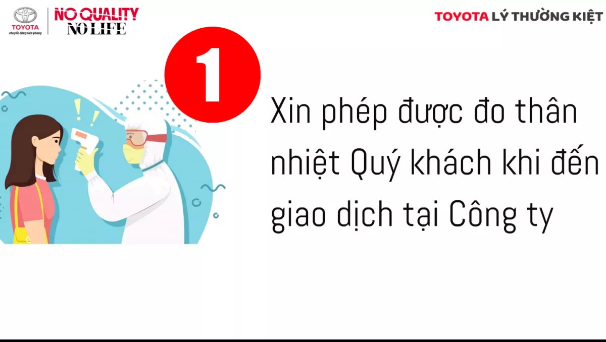 Cùng Xe Toyota Chống Dịch Corona: Toyota Lý Thường Kiệt Chủ Động Phòng Chống Dịch Bệnh Covid-19 Bảo Vệ An Toàn Cho Khách Hàng