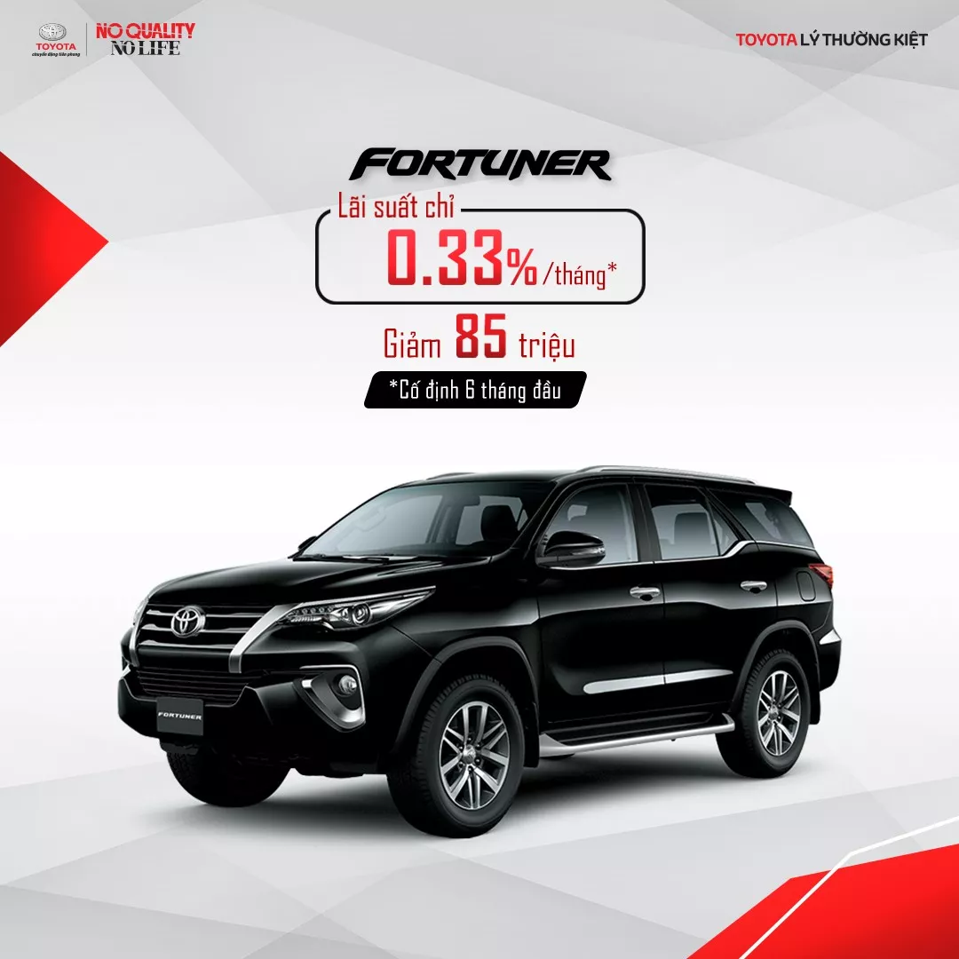 Fortuner 2020 Chia Sẻ Khó Khăn Mùa Dịch: Giảm Lãi Suất Còn 0.33%/Tháng (6 Tháng Đầu) Và Hỗ Trợ Phí Trước Bạ Đến 85 Triệu (Tuỳ Dòng Xe)