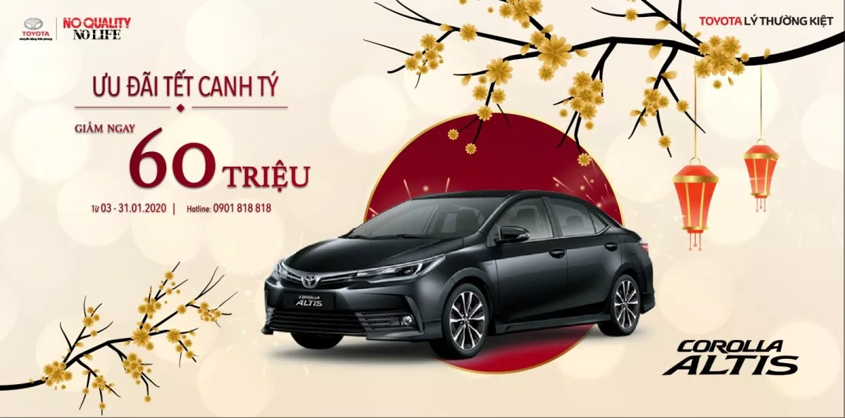 Giá Xe Toyota 2020 Ưu Đãi “Siêu Khủng” Tháng 01/2020. Bảng Giá Xe Toyota Tháng 01/2020?