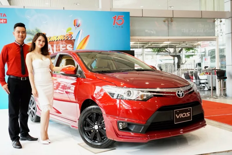 Toyota Vios 2017 Red Độc Quyền Tại Toyota Lý Thường Kiệt Tặng Iphone 7