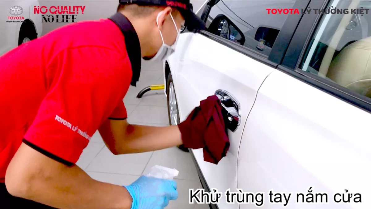 Cùng Xe Toyota Chống Dịch Corona: Toyota Lý Thường Kiệt Chủ Động Phòng Chống Dịch Bệnh Covid-19 Bảo Vệ An Toàn Cho Khách Hàng