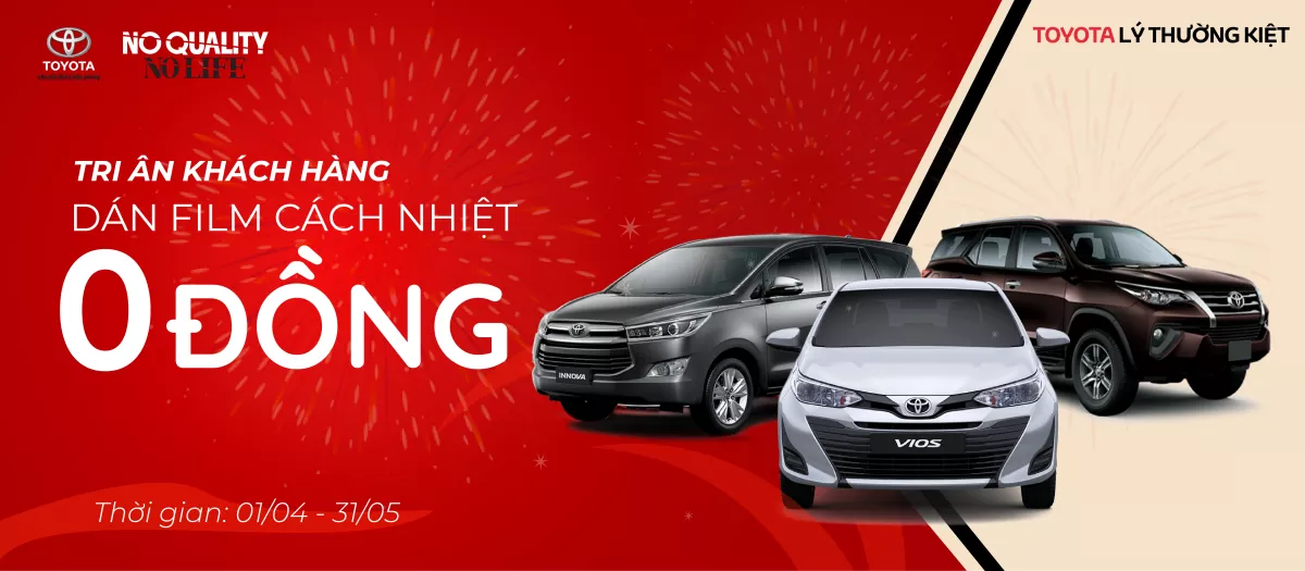 Toyota Lý Thường Kiệt Tưng Bừng Khuyến Mãi Dịch Vụ Toyota 30/04