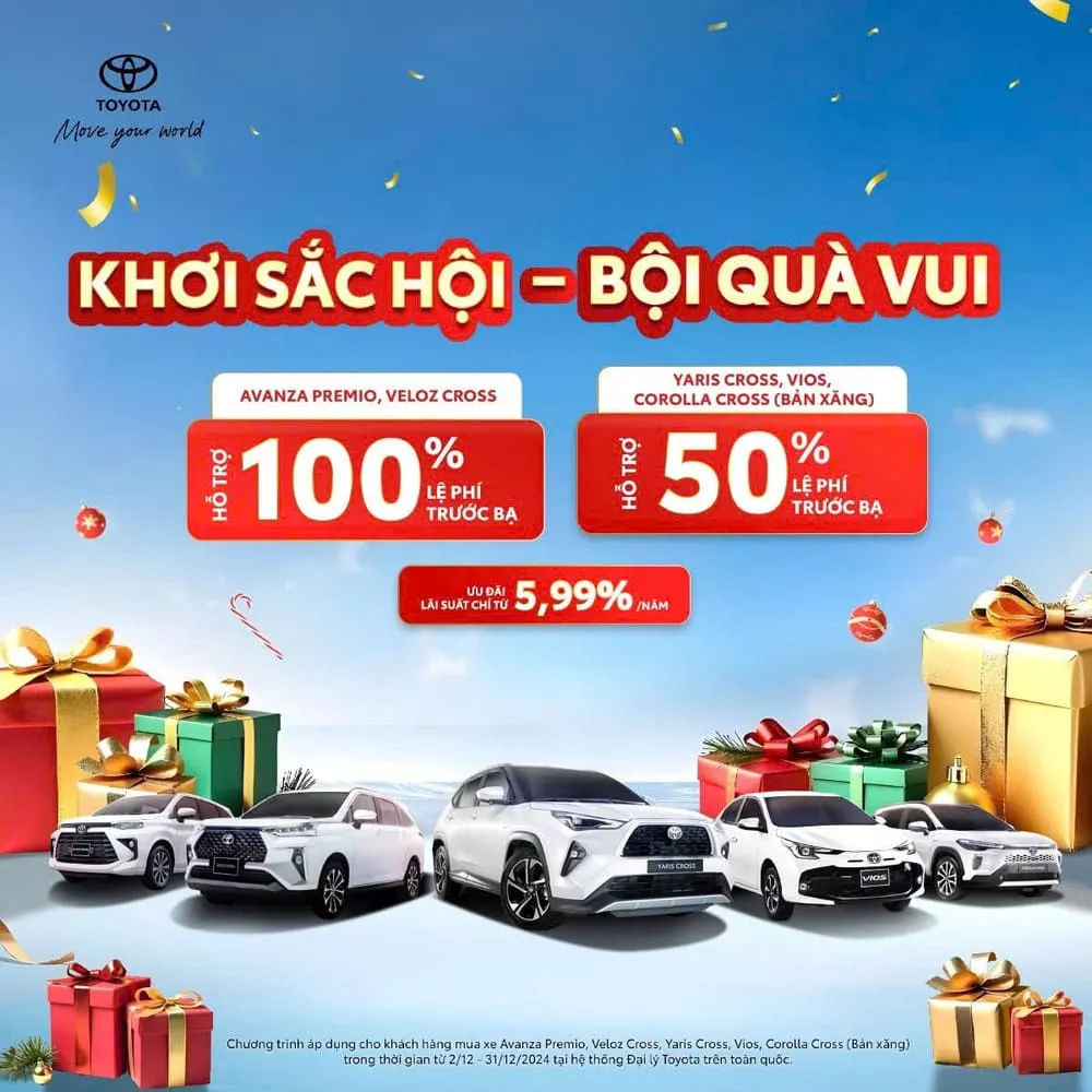 Khuyến Mãi 100% Trước Bạ Toyota Tân Phú