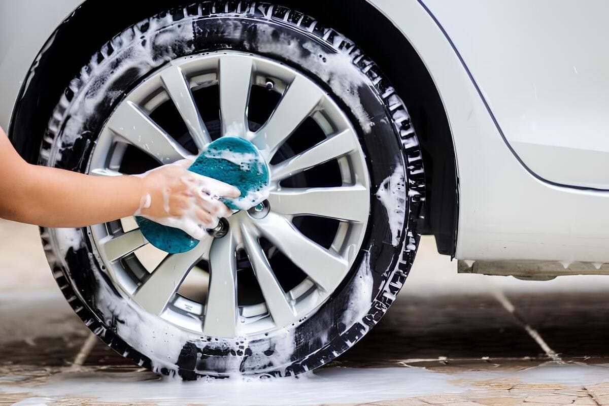 Rửa xe ô tô không đúng cách: Dùng một chiếc khăn duy nhất để lau toàn bộ xe