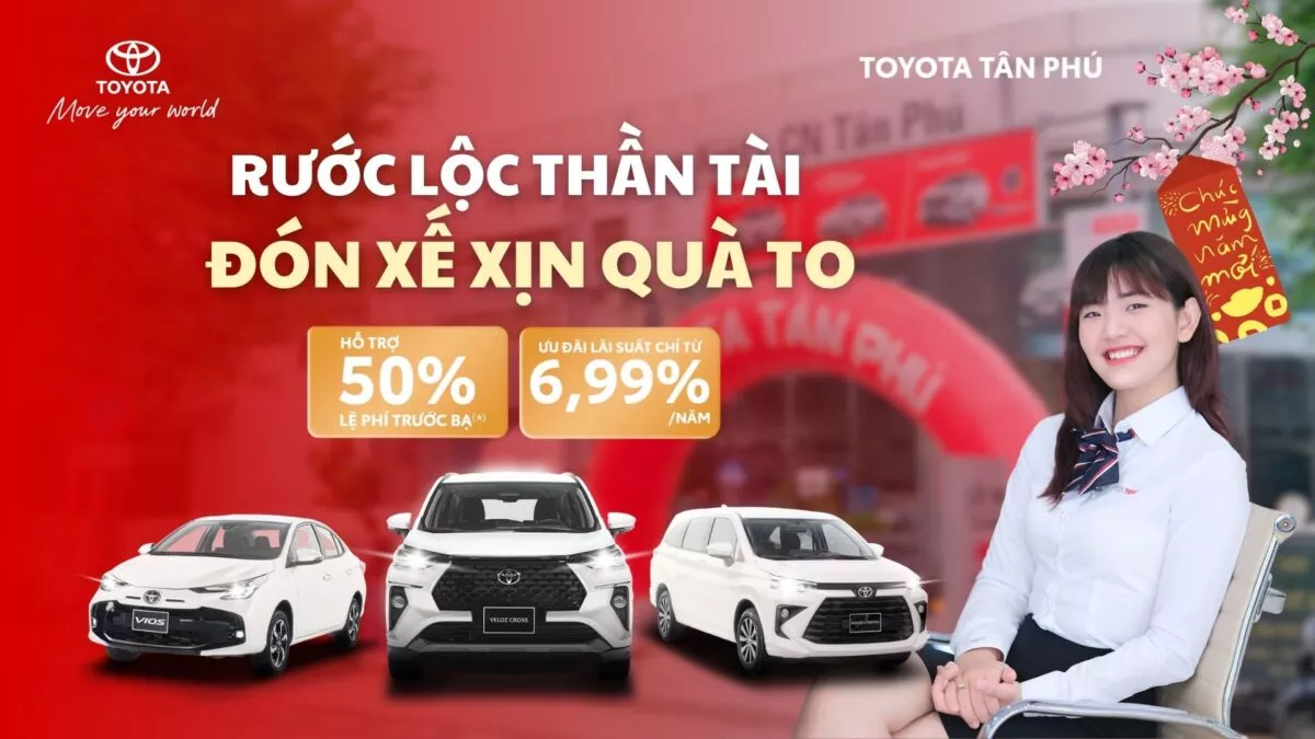 You Are Currently Viewing Xuân Ất Tỵ Rộn Ràng – Nhận Ưu Đãi Ngập Tràn Cùng Toyota Tân Phú