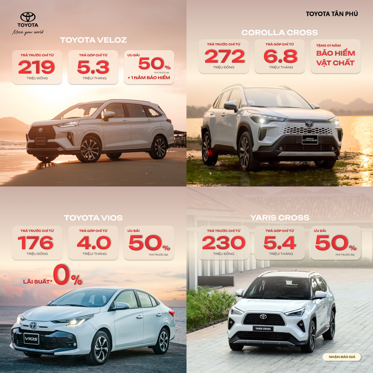 Ưu đãi mua xe Toyota mới tại Toyota Tân Phú