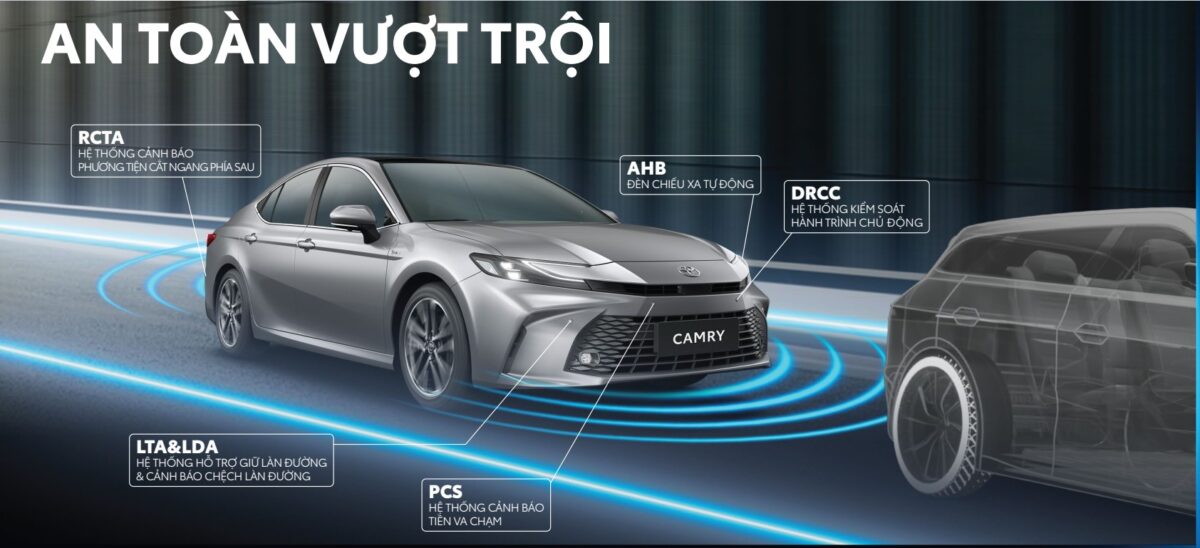 he thong an toan toyota camry