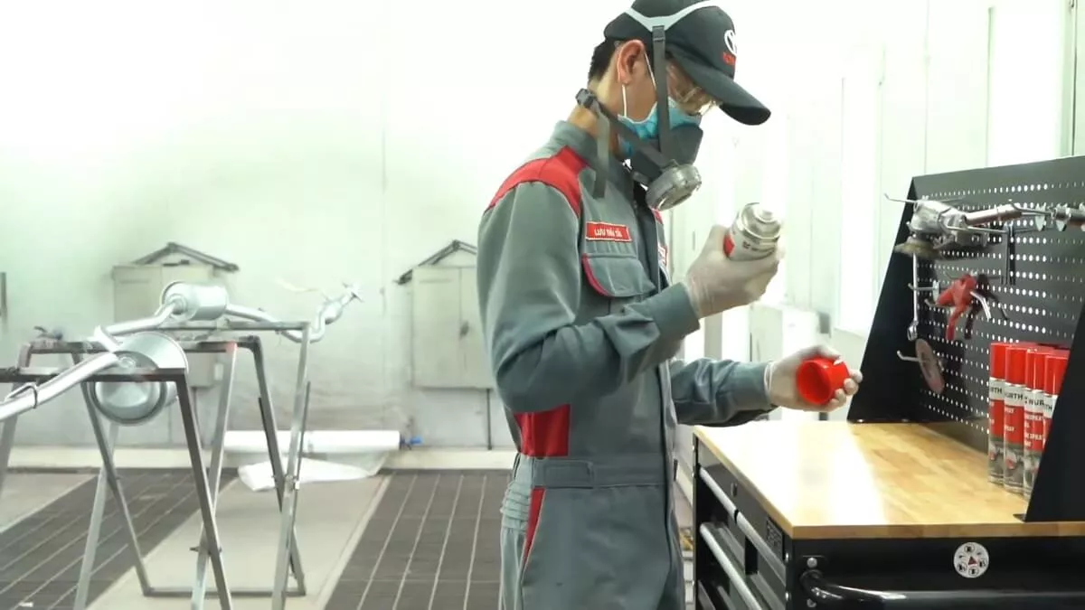 Sơn Mạ Kẽm Chất Lượng - Sơn Ống Pô Ô Tô
