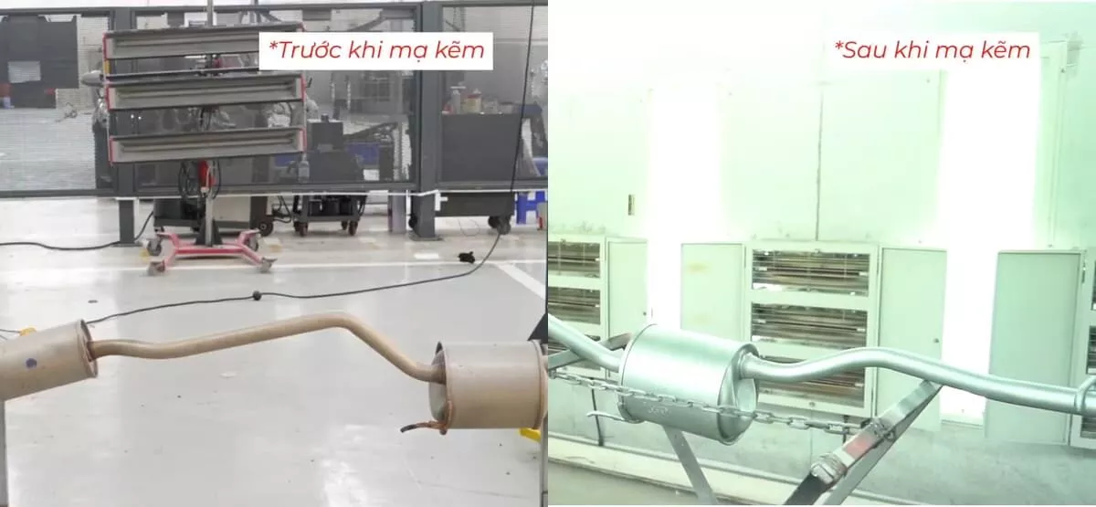Lợi Ích Không Thể Bỏ Qua Khi Sơn Mạ Kẽm Cho Pô Xe
