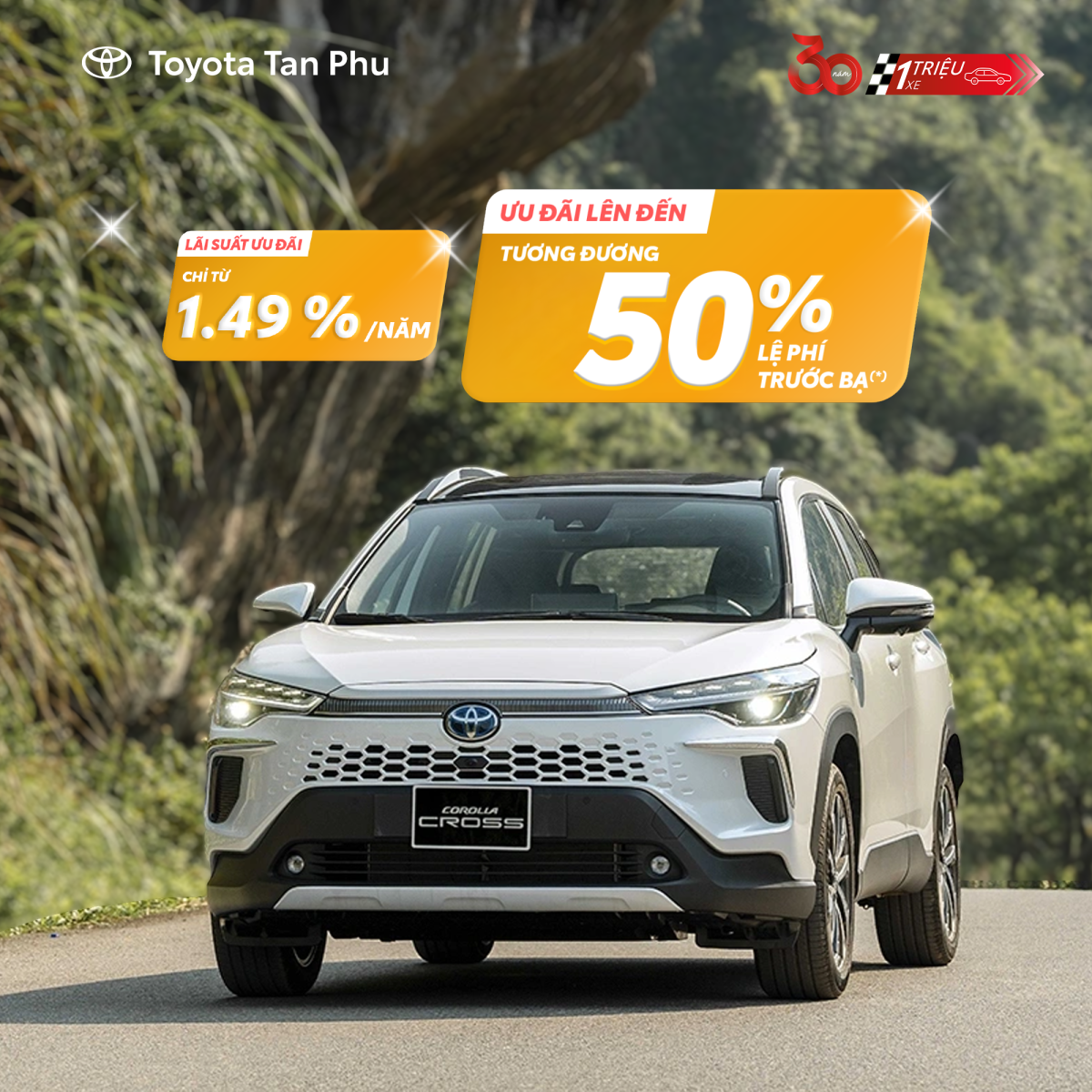 Ưu đãi xe mới Corolla Cross