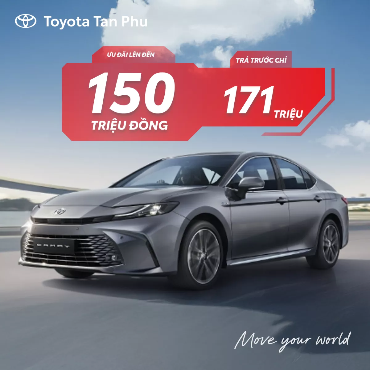 Toyota Camry 2025 – Ưu Đãi Khủng Lên Đến 150 Triệu Đồng