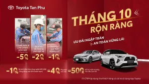 Read More About The Article Ưu Đãi Ngập Tràn Khuyến Mãi Dịch Vụ Toyota Tân Phú
