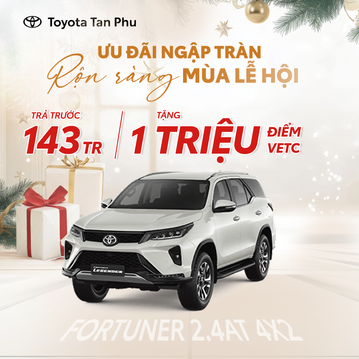 Ưu đãi Toyota Fortuner