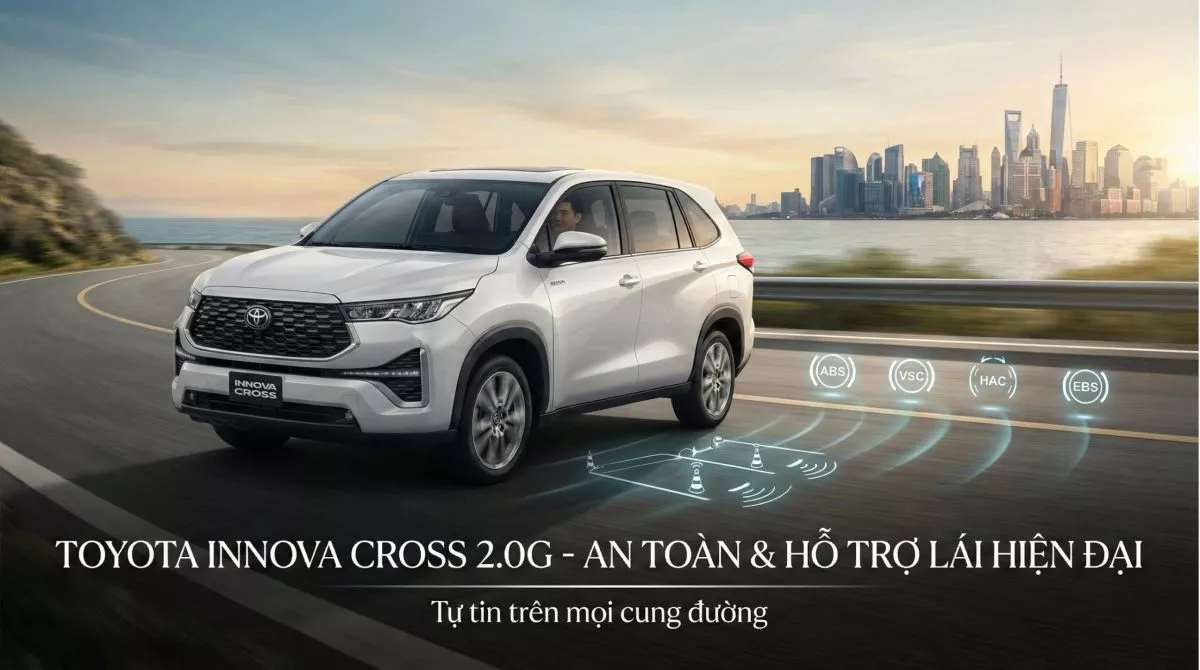 Toyota Innova Cross 2.0G 2025 – Mẫu Mpv 7 Chỗ Đa Dụng, Đậm Chất Suv Mới Nhất 6 Innova Cross 2.0G