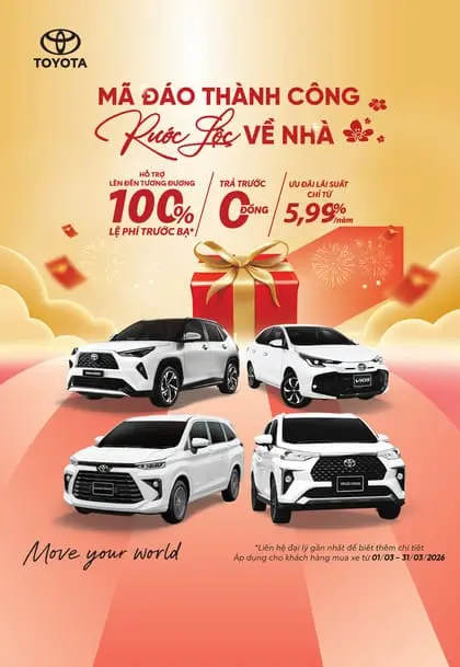 Banner Khuyến Mãi Toyota 03/2026