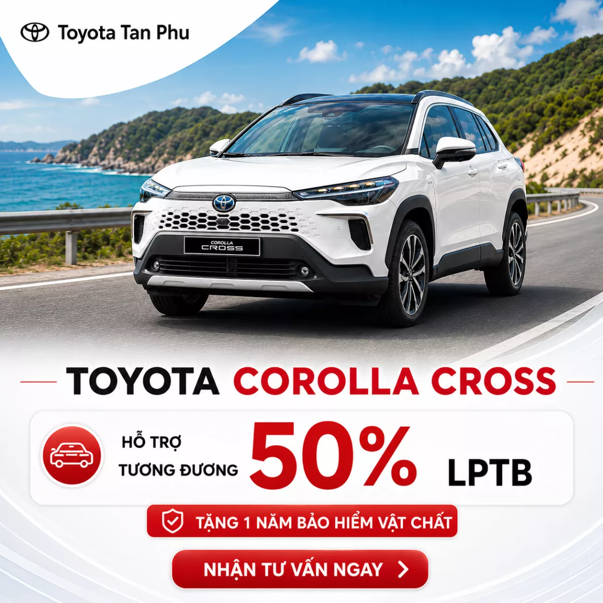 Ưu đãi Toyota Corolla Cross kèm khuyến mãi