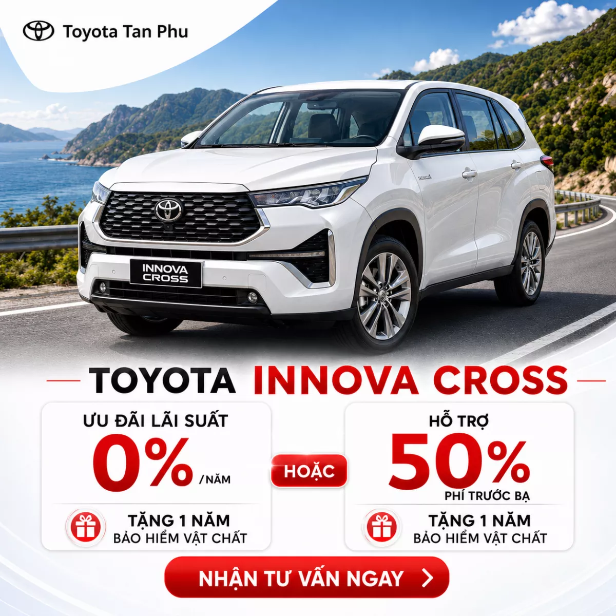Ưu đãi Toyota Innova Cross kèm khuyến mãi