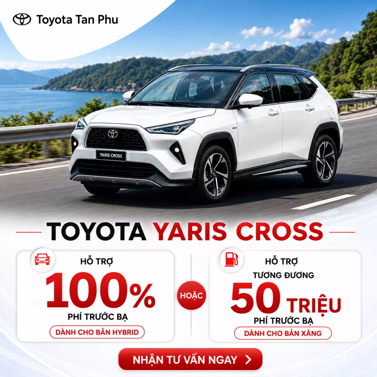 Ưu đãi Toyota Yaris Cross kèm khuyến mãi