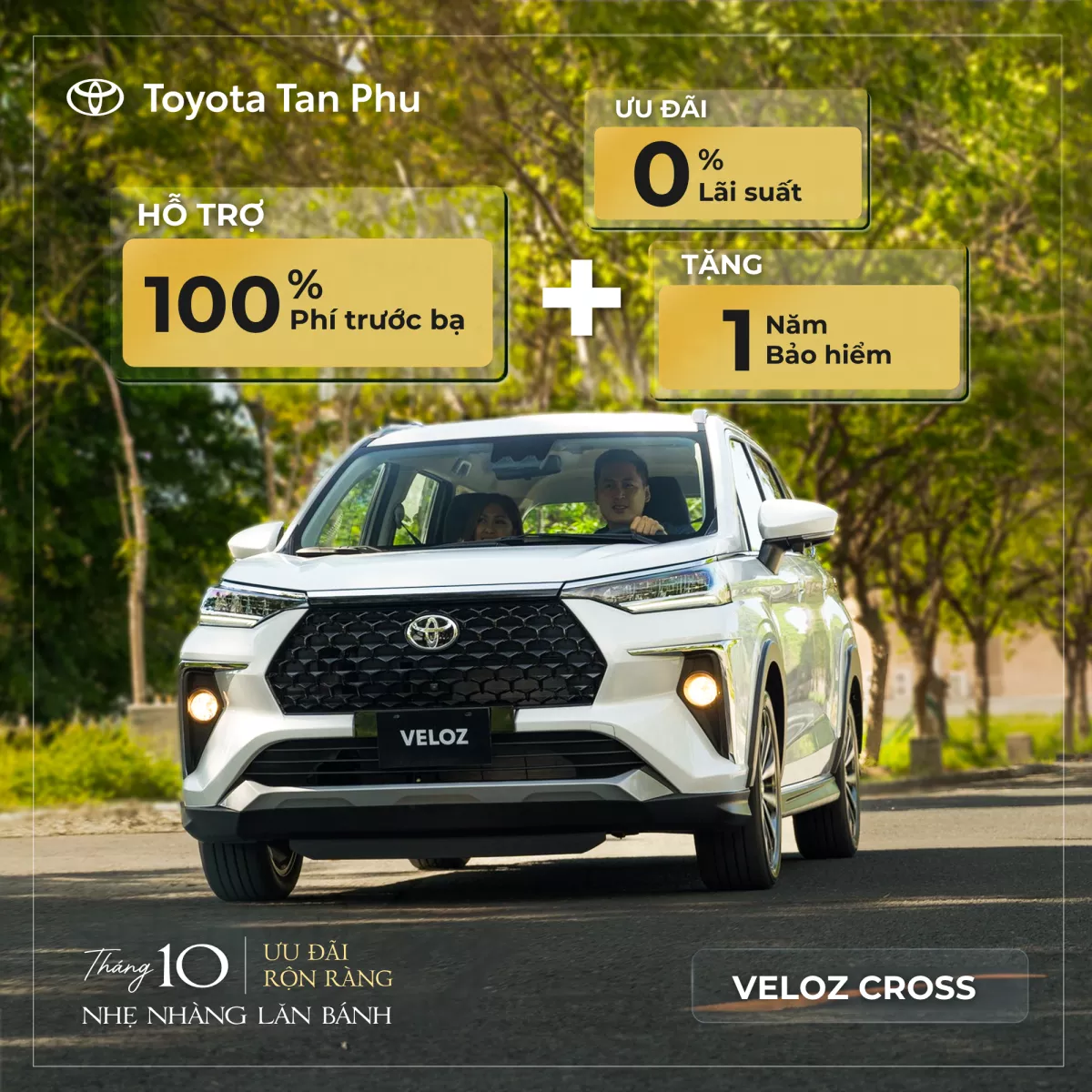 Ưu đãi Toyota Veloz Cross kèm khuyến mãi
