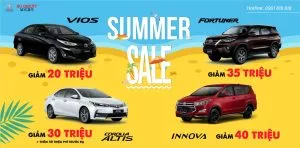 Read More About The Article Xe Toyota Summer Sales – Xe Toyota Siêu Ưu Đãi Đón Hè!