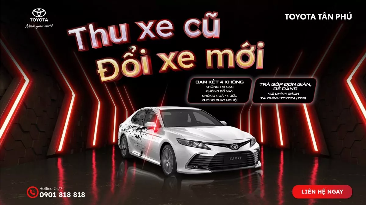 You Are Currently Viewing Chương Trình “Thu Cũ Đổi Mới” Tại Toyota Tân Phú – Cơ Hội Tuyệt Vời Để Nâng Cấp Xe Yêu Của Bạn